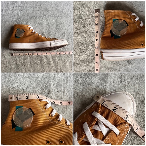 Converse Chuck Taylor All-Star Hi Top Wheat Turbo Sneaker Mens 10 Womens 12 - Picture 14 of 14